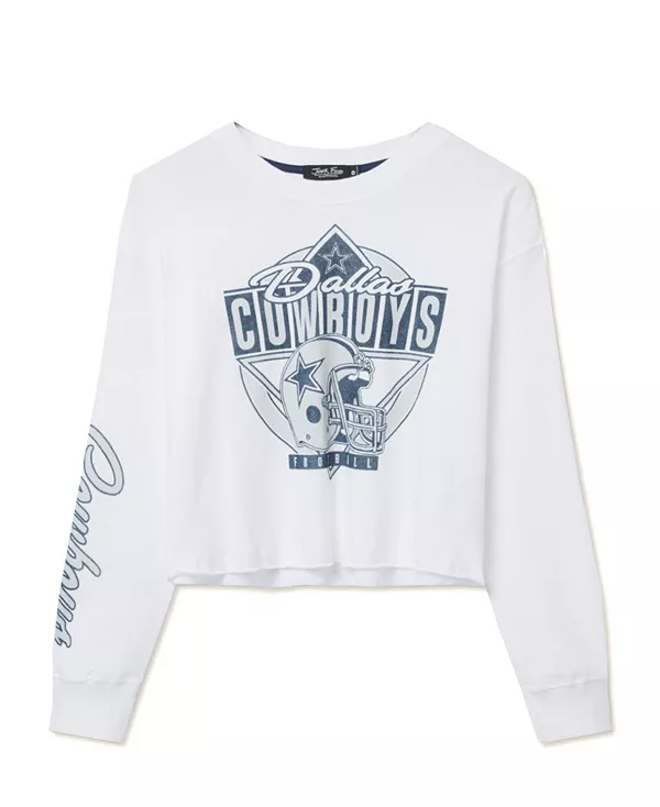 Женская флисовая куртка с укороченным шлемом NFL Dallas Cowboys Junk Food Clothing, белый
Женская флисовая куртка с укороченным шлемом NFL Dallas Cowboys Junk Food Clothing, белый