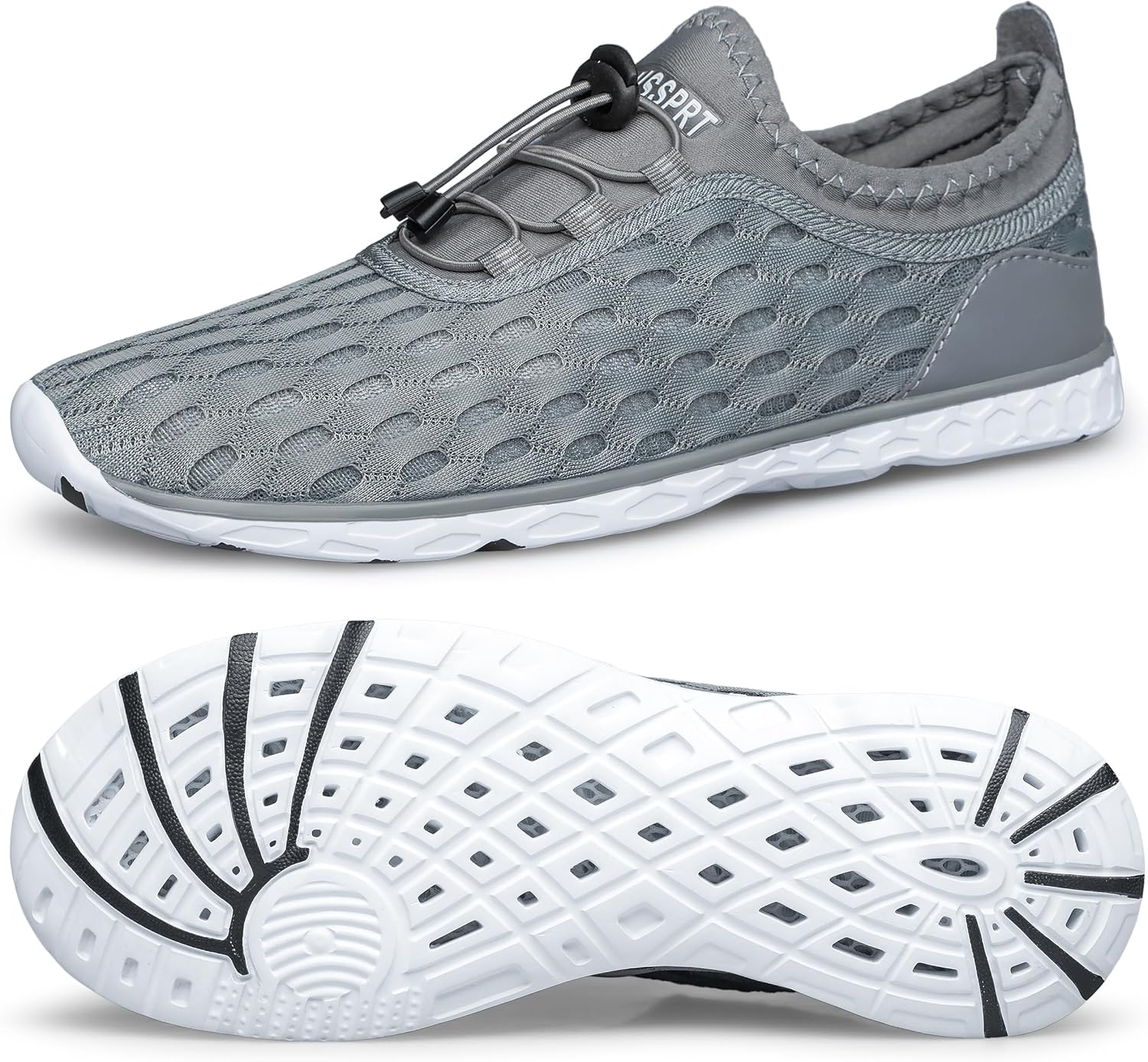 Мужские водные кроссовки DOUSSPRT, быстросохнущие спортивные аква обувь, белый/серый/темно-серый
Мужские водные кроссовки DOUSSPRT, быстросохнущие спортивные аква обувь, белый/серый/темно-серый