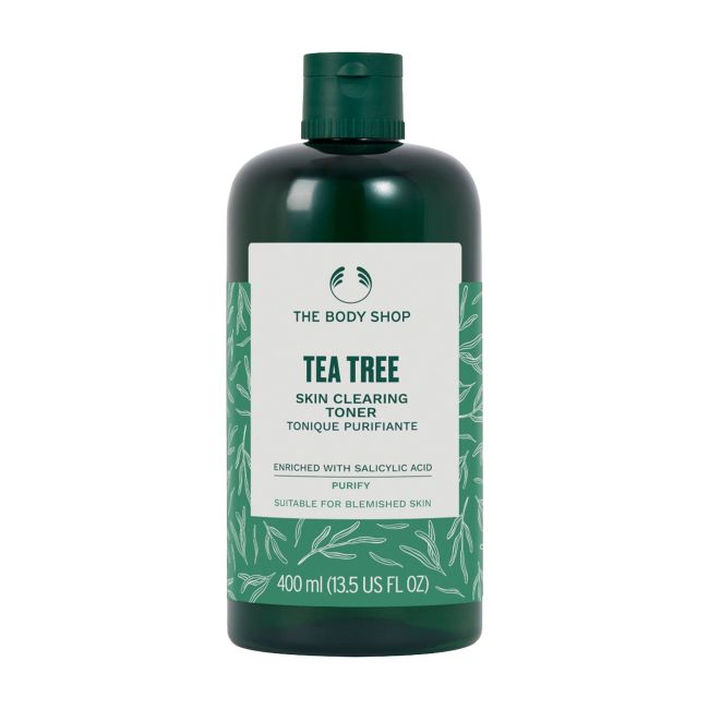 Очищающий тоник для лица с экстрактом чайного дерева The Body Shop, 400 мл
Очищающий тоник для лица с экстрактом чайного дерева The Body Shop, 400 мл