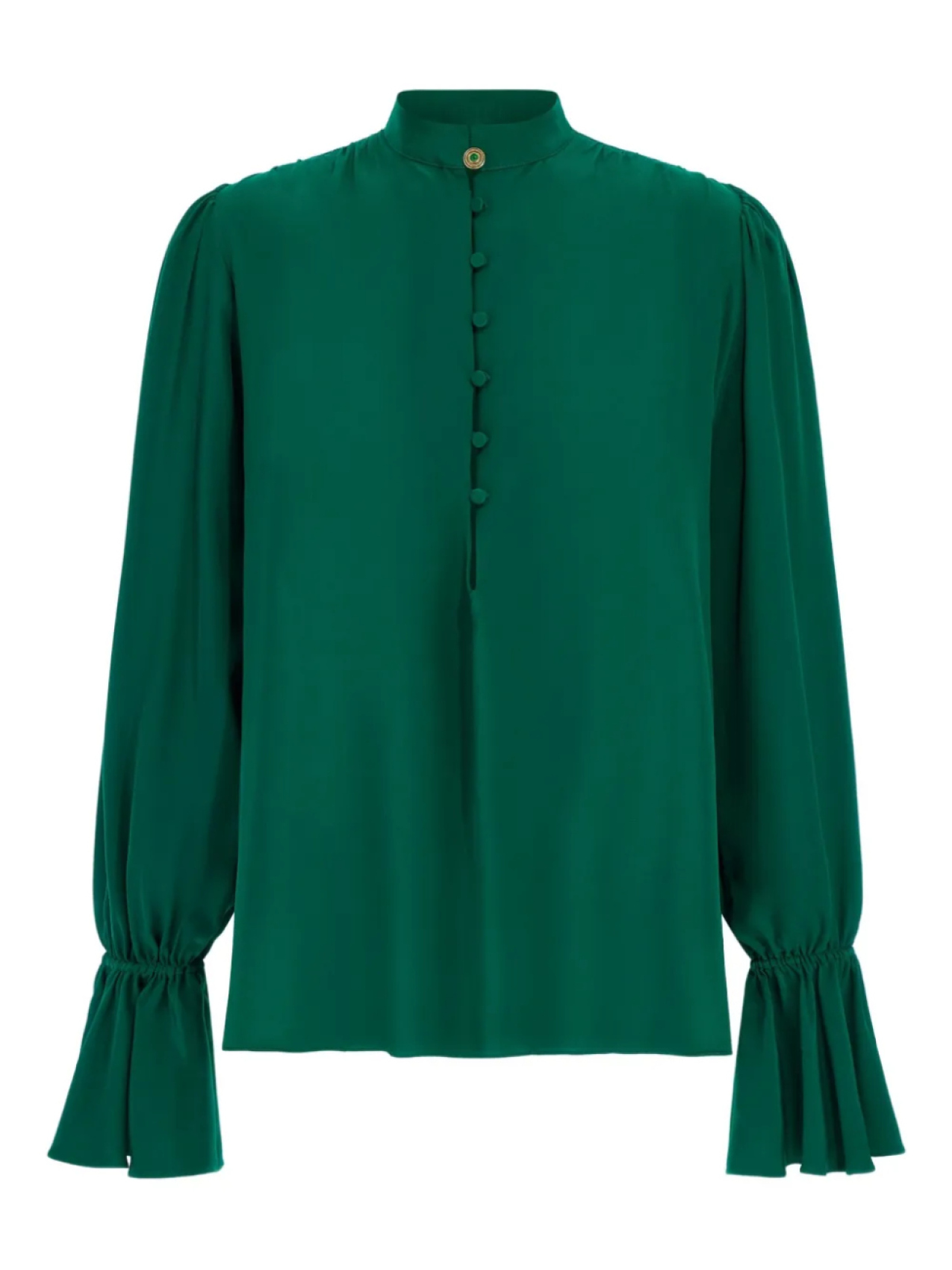Roberto Cavalli блузка с расклешенными манжетами, зеленый
Roberto Cavalli блузка с расклешенными манжетами, зеленый