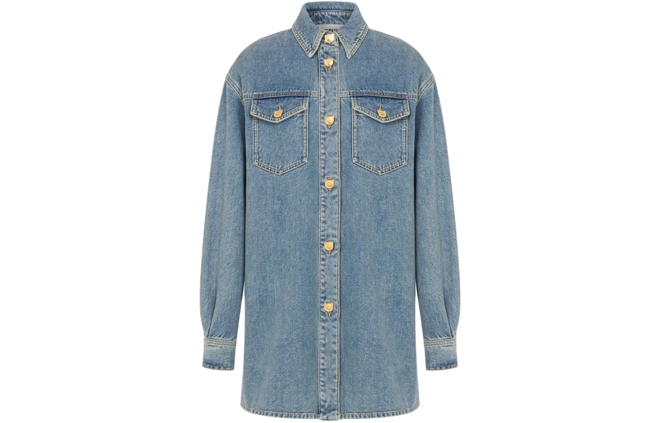 Футболка MOSCHINO женская синяя джинсовая с медвежонком
Футболка MOSCHINO женская синяя джинсовая с медвежонком