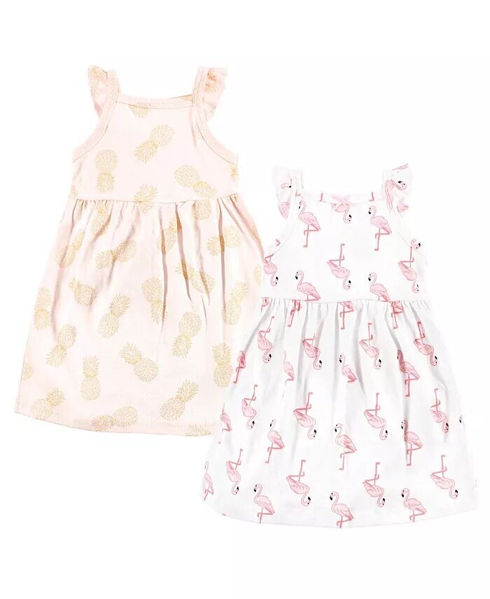Хлопковые платья для маленьких девочек, Фламинго-Ананас Hudson Baby, розовый
Хлопковые платья для маленьких девочек, Фламинго-Ананас Hudson Baby, розовый