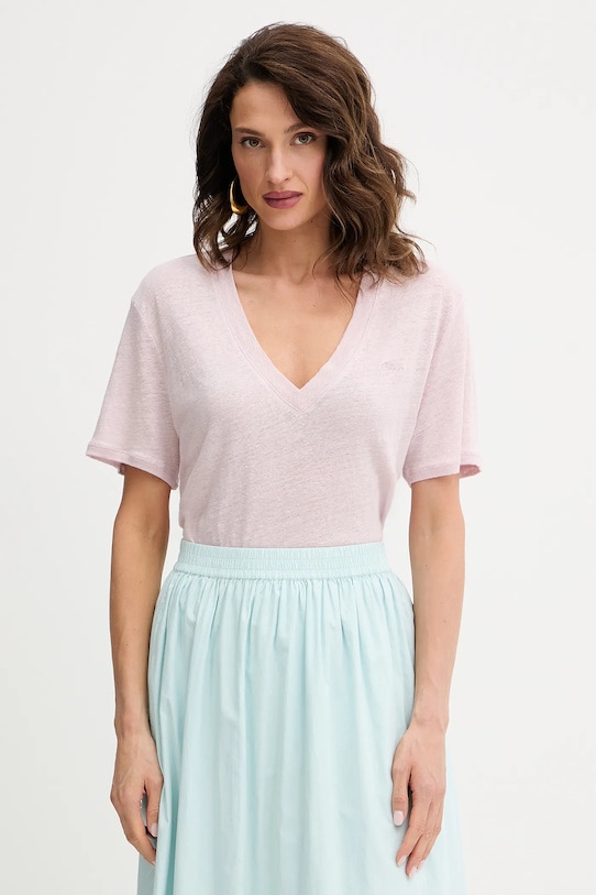 Льняная футболка Boss Orange, розовый
Льняная футболка Boss Orange, розовый