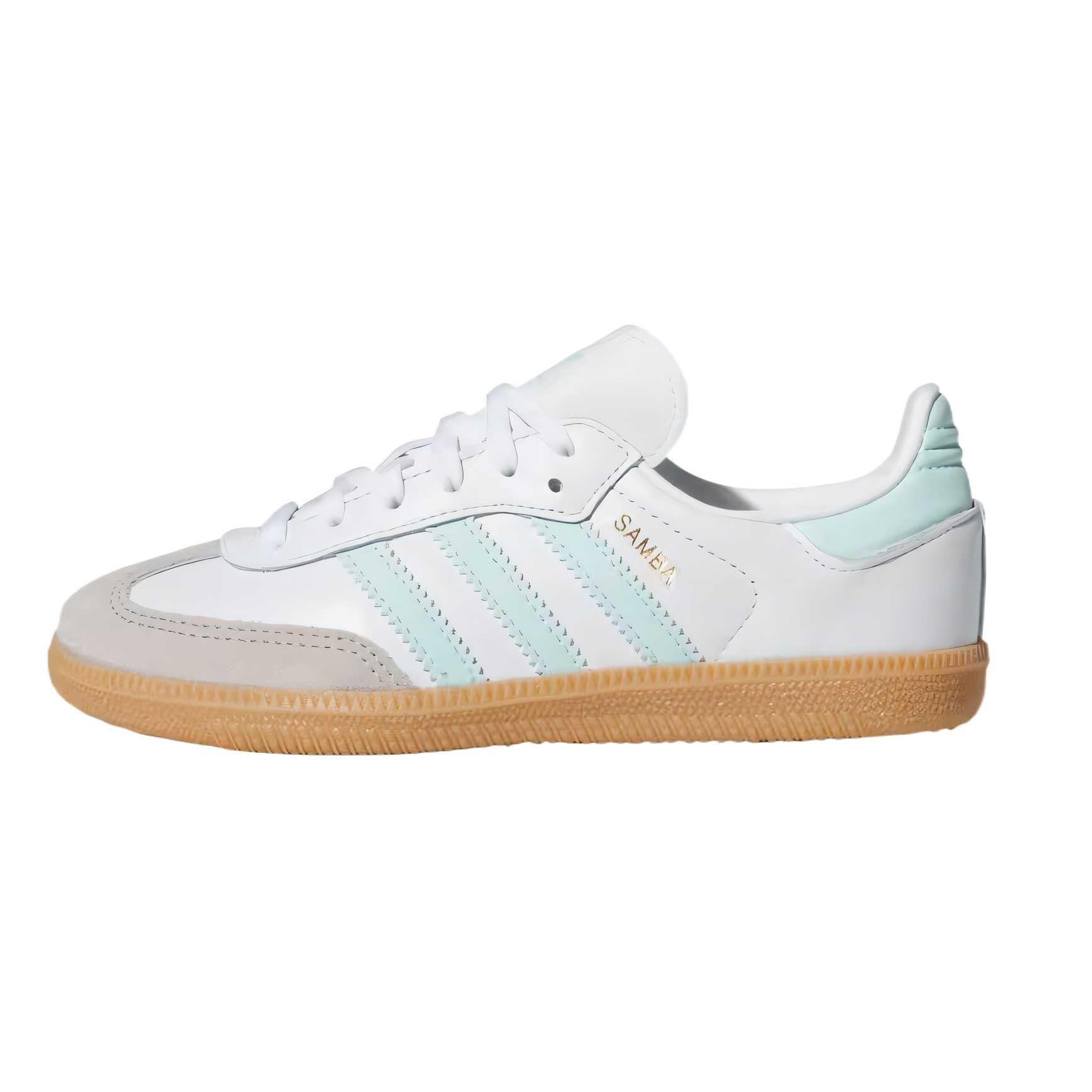 Самба OG детские скейтбординг кроссовки Adidas Originals, белый/Semi-Shimmer Aqua зеленый/Rubber белый
Самба OG детские скейтбординг кроссовки Adidas Originals, белый/Semi-Shimmer Aqua зеленый/Rubber белый