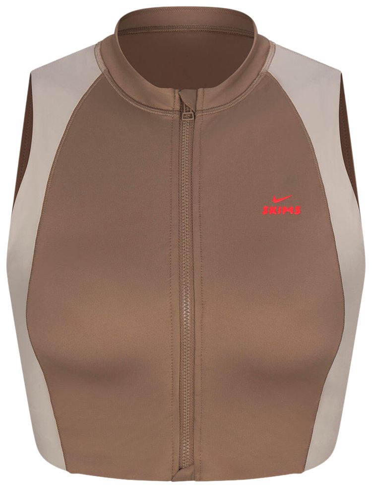 Бюстгальтер NikeSKIMS Shine с передней застежкой-молнией, коричневый
Бюстгальтер NikeSKIMS Shine с передней застежкой-молнией, коричневый