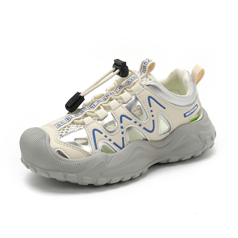 Детские сандалии с низким верхом, амортизирующие, легкие, дышащие, с защитой от ударов TROADLOP, синий 
Детские сандалии с низким верхом, амортизирующие, легкие, дышащие, с защитой от ударов TROADLOP, синий