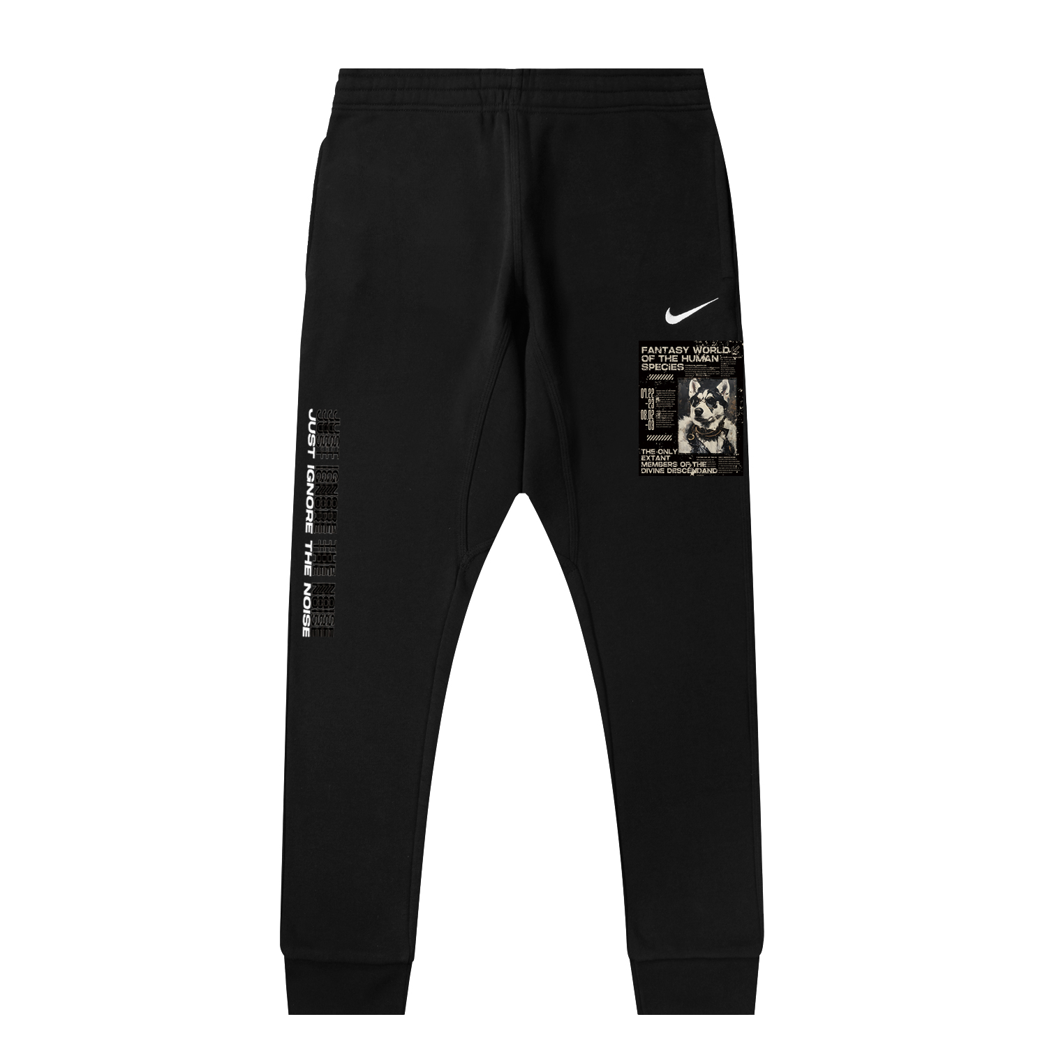Nike Вязаные спортивные штаны унисекс, черные
Nike Вязаные спортивные штаны унисекс, черные