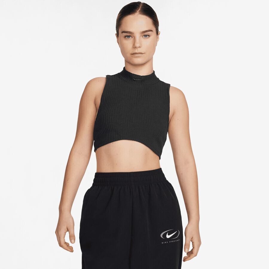 Спортивная одежда Укороченная майка в рубчик холодной вязки NIKE, цвет black/black
Спортивная одежда Укороченная майка в рубчик холодной вязки NIKE, цвет black/black