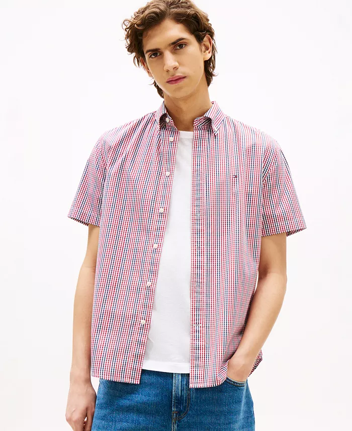 Мужская рубашка Americana на пуговицах свободного кроя в клетку Tommy Hilfiger, красный
Мужская рубашка Americana на пуговицах свободного кроя в клетку Tommy Hilfiger, красный