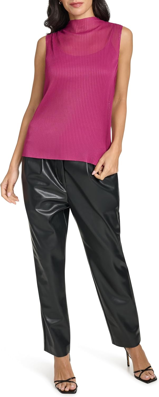 Женский топ без рукавов Calvin Klein с воротником-стойкой, Mulberry
Женский топ без рукавов Calvin Klein с воротником-стойкой, Mulberry