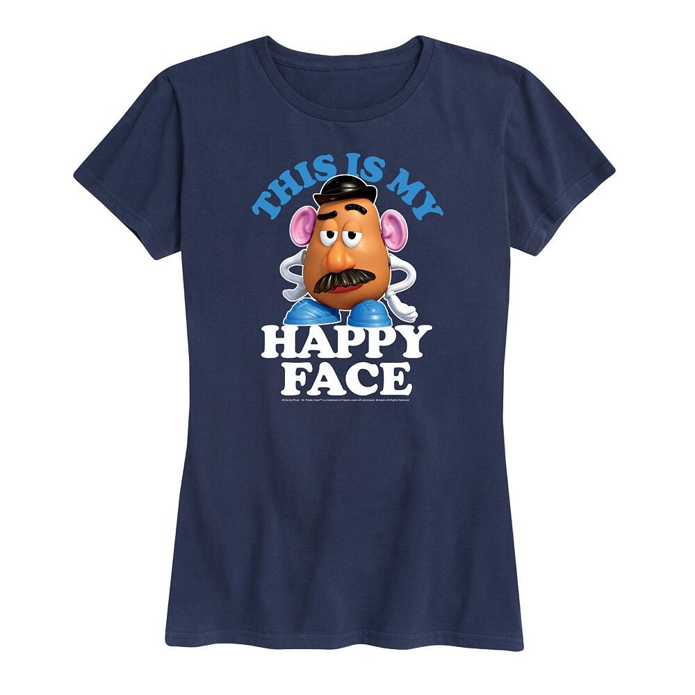 Женская футболка с рисунком Happy Face Disney/Pixar's Toy Story Mr. Potato Head, темно-синий
Женская футболка с рисунком Happy Face Disney/Pixar's Toy Story Mr. Potato Head, темно-синий