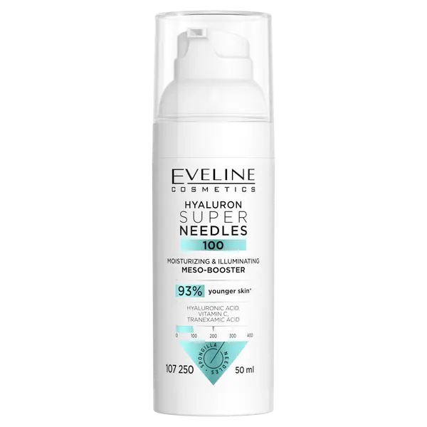 Увлажняющий и осветляющий мезобустер для лица, 50 мл Eveline Cosmetics Needless 
Увлажняющий и осветляющий мезобустер для лица, 50 мл Eveline Cosmetics Needless