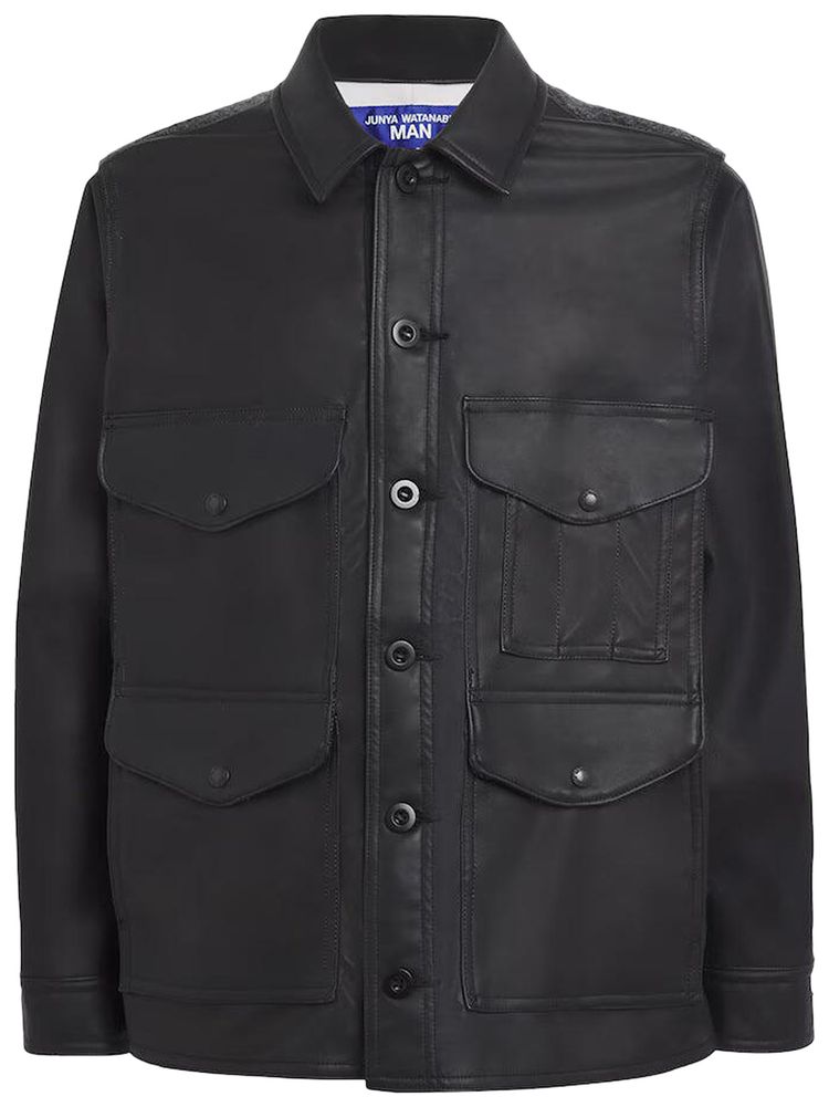Куртка из искусственной кожи Junya Watanabe MAN x Filson, черная
Куртка из искусственной кожи Junya Watanabe MAN x Filson, черная