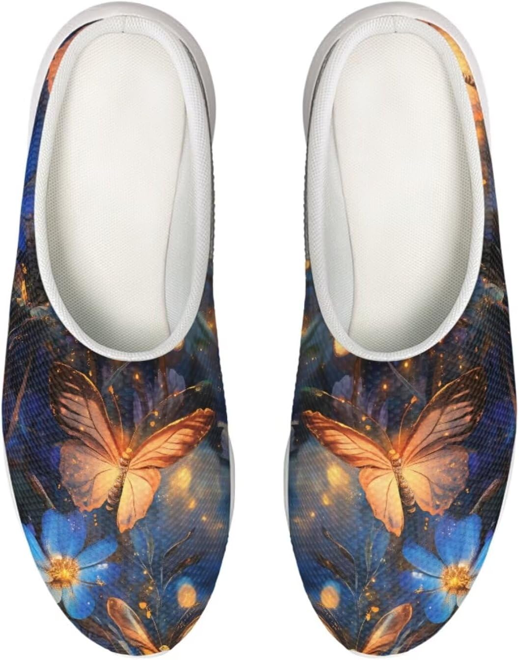 Кроссовки-сабо Forchrinse с гавайской пальмой для мужчин и женщин, открытая пятка, легкие, дышащие, для дома, работы и спортзала, Butterfly Flower
Кроссовки-сабо Forchrinse с гавайской пальмой для мужчин и женщин, открытая пятка, легкие, дышащие, для дома, работы и спортзала, Butterfly Flower