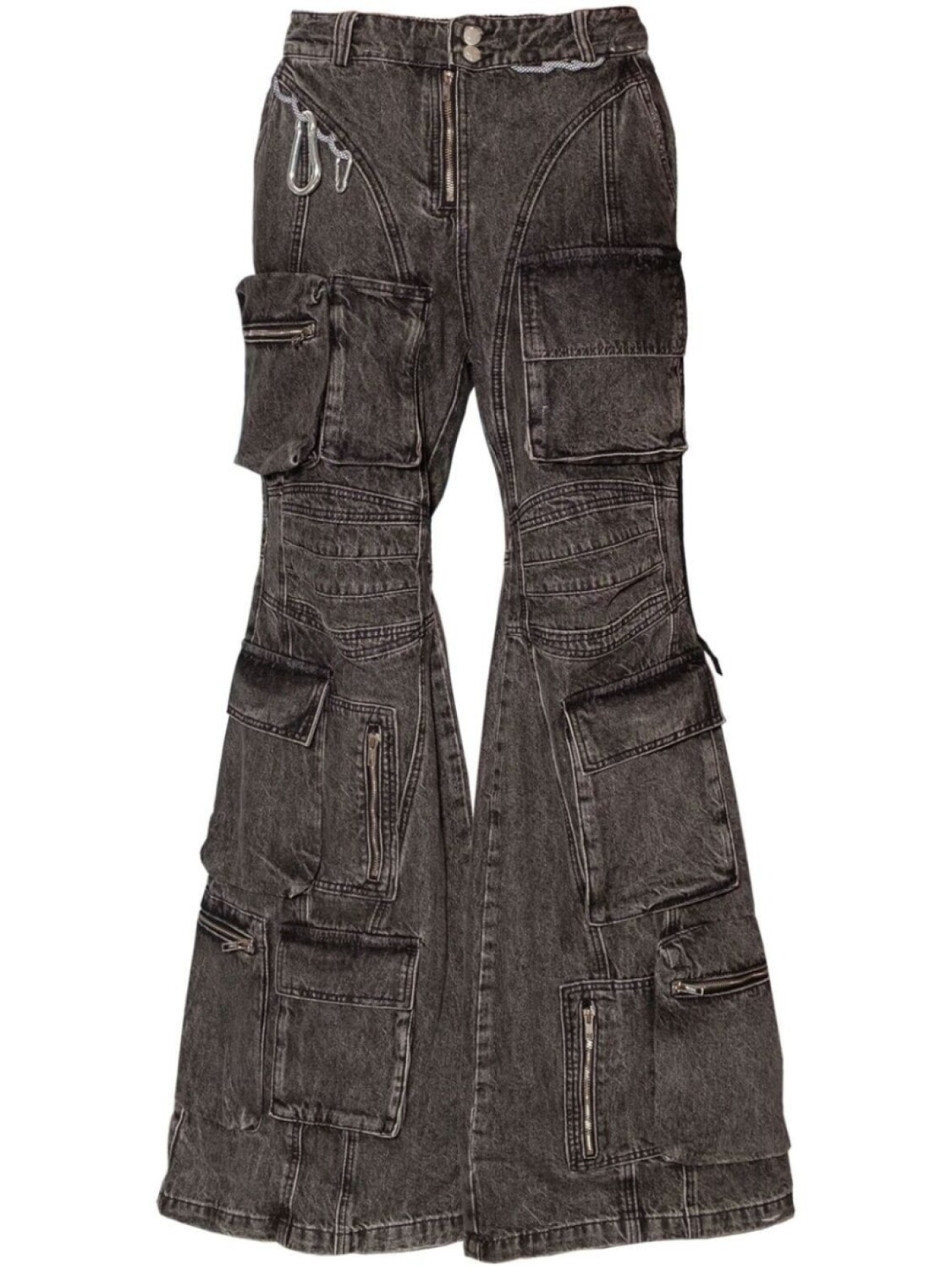 Natasha Zinko Джинсы карго Camping, серый
Natasha Zinko Джинсы карго Camping, серый