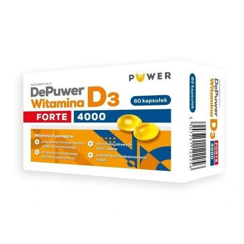 DePuwer, Витамин D3 Форте 4000 60 капс.
DePuwer, Витамин D3 Форте 4000 60 капс.