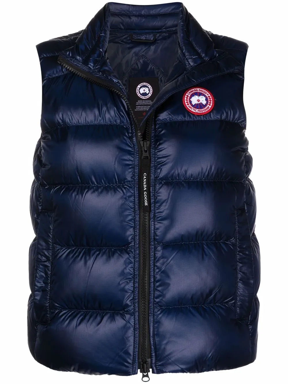 Дутый жилет на молнии Canada Goose, синий
Дутый жилет на молнии Canada Goose, синий