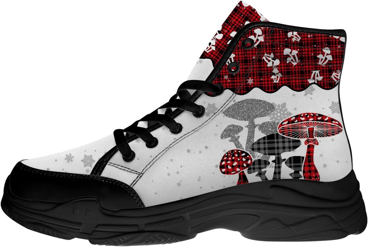 Кроссовки Mushroom на высокой подошве для женщин, текстильные кроссовки на шнуровке, подарки для нее и для него Generic, красный
Кроссовки Mushroom на высокой подошве для женщин, текстильные кроссовки на шнуровке, подарки для нее и для него Generic, красный