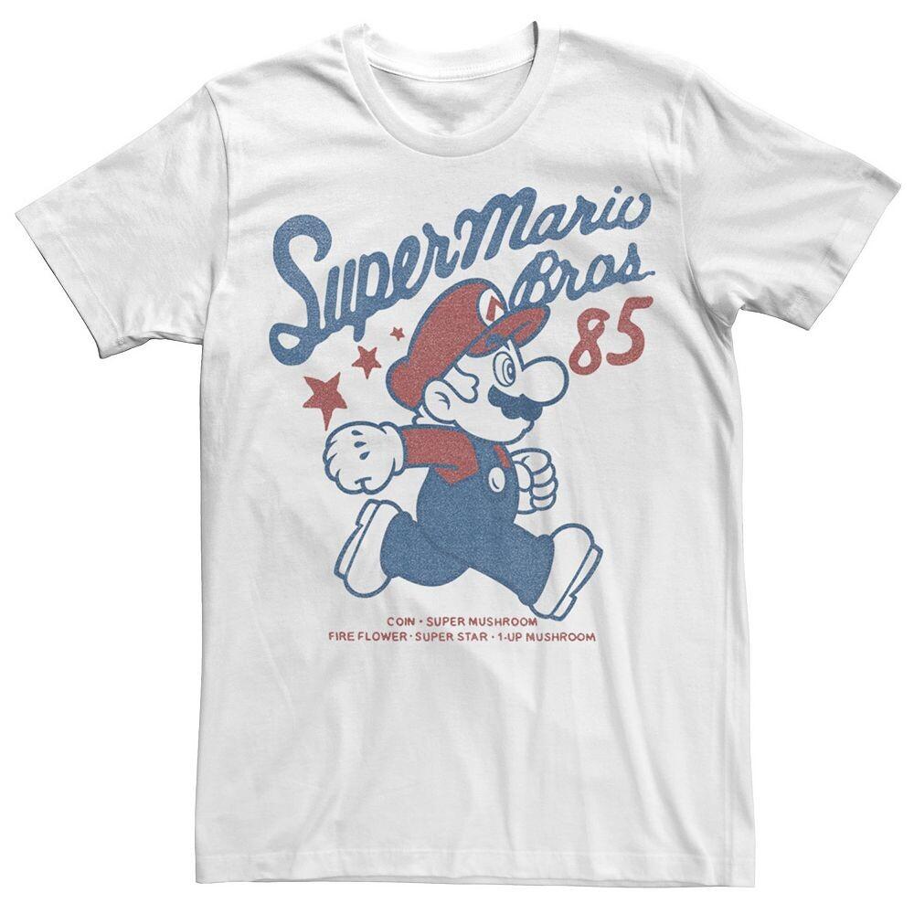 Винтажная футболка со звездами Big & Tall Nintendo Super Mario Bros. '85 Licensed Character, белый
Винтажная футболка со звездами Big & Tall Nintendo Super Mario Bros. '85 Licensed Character, белый