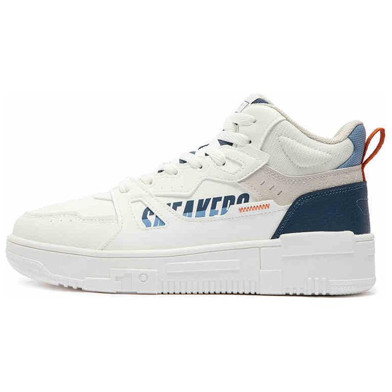 361° Теплые нескользящие высокие кроссовки для скейтбординга, мужские, белые, синие
361° Теплые нескользящие высокие кроссовки для скейтбординга, мужские, белые, синие