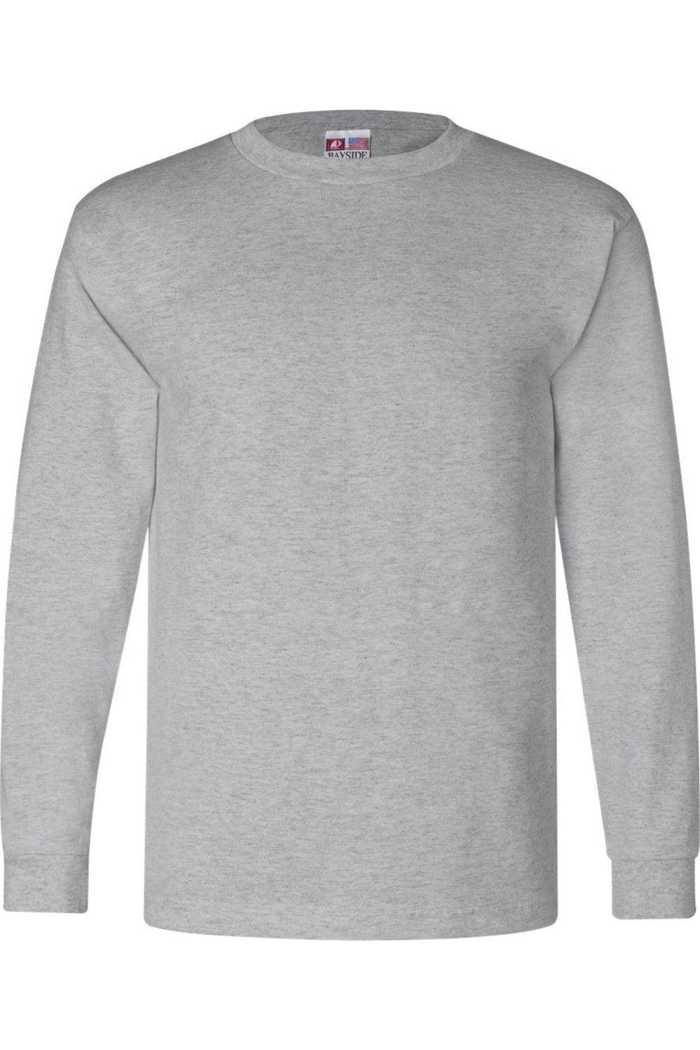Футболка с длинным рукавом Bayside USA-Made, цвет dark ash 
Футболка с длинным рукавом Bayside USA-Made, цвет dark ash