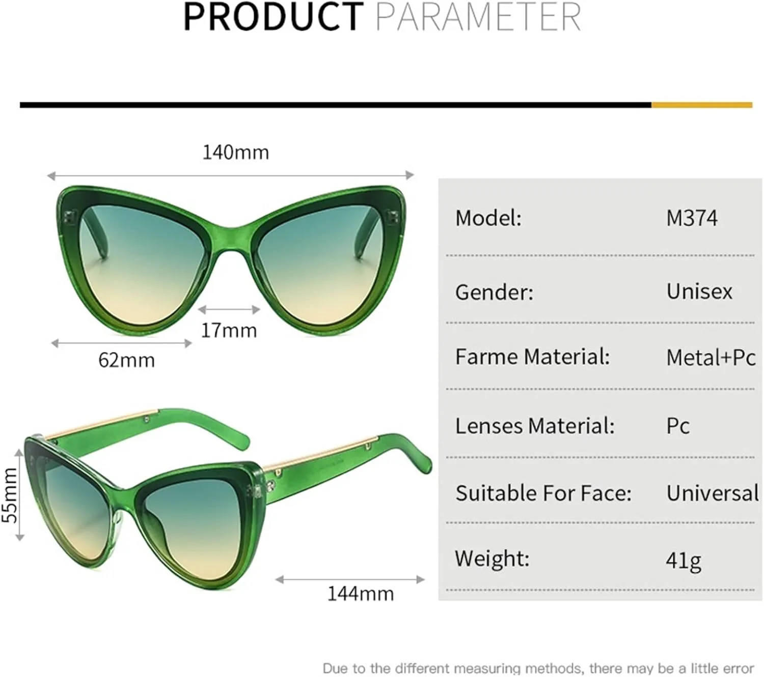 Декоративные металлические солнцезащитные очки XINXIN «Кошачий глаз» для мужчин и женщин, очки для вождения на открытом воздухе (Цвет: B, Размер: Средний), B
Декоративные металлические солнцезащитные очки XINXIN «Кошачий глаз» для мужчин и женщин, очки для вождения на открытом воздухе (Цвет: B, Размер: Средний), B
