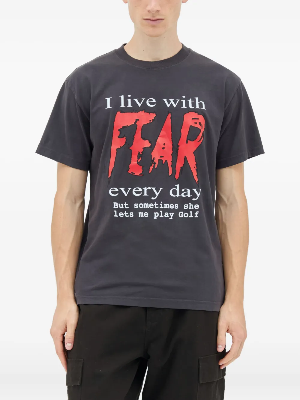 Футболка с графичным принтом Metalwood Studio, черный 
Футболка с графичным принтом Metalwood Studio, черный