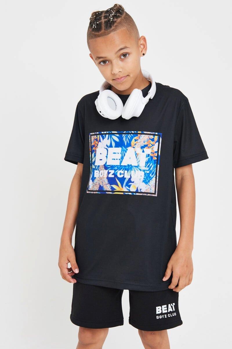Футболка с логотипом и принтом «Тропический» Beat Boyz Club, черный
Футболка с логотипом и принтом «Тропический» Beat Boyz Club, черный