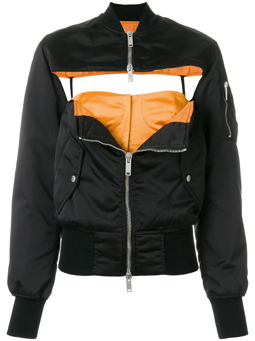 Куртка с вырезными деталями на груди UNRAVEL PROJECT, черный
Куртка с вырезными деталями на груди UNRAVEL PROJECT, черный