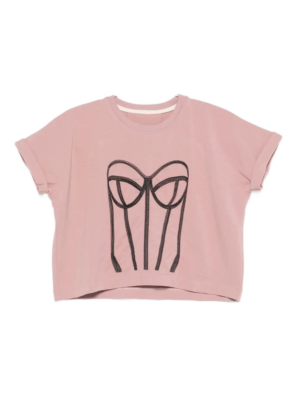 Футболка с принтом корсета HAMZA, розовый
Футболка с принтом корсета HAMZA, розовый