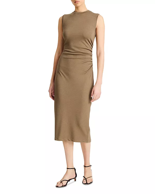 Платье-Футляр со сборками по бокам Vince, зеленый
Платье-Футляр со сборками по бокам Vince, зеленый