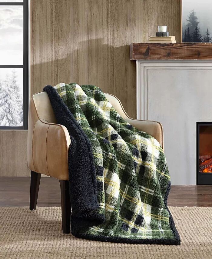 Двустороннее одеяло из искусственной овчины, 50 x 60 дюймов Eddie Bauer, зеленый
Двустороннее одеяло из искусственной овчины, 50 x 60 дюймов Eddie Bauer, зеленый