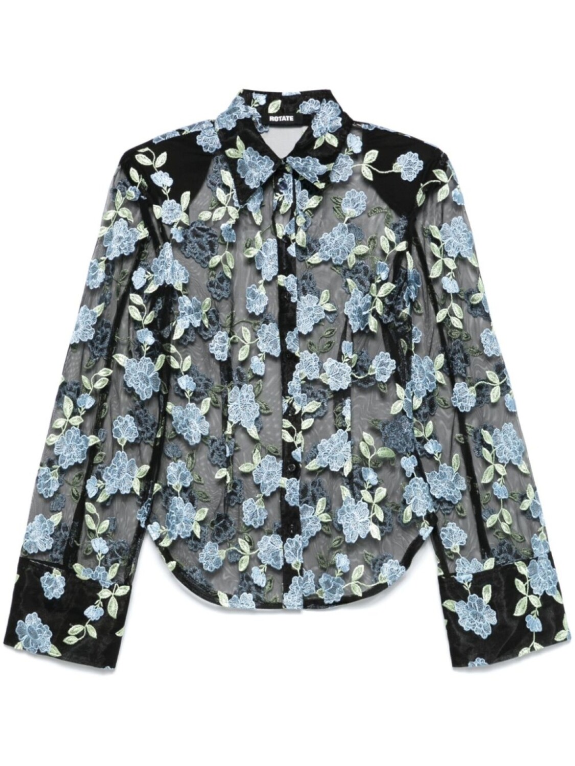 Сетчатая рубашка ROTATE BIRGER CHRISTENSEN, черный
Сетчатая рубашка ROTATE BIRGER CHRISTENSEN, черный