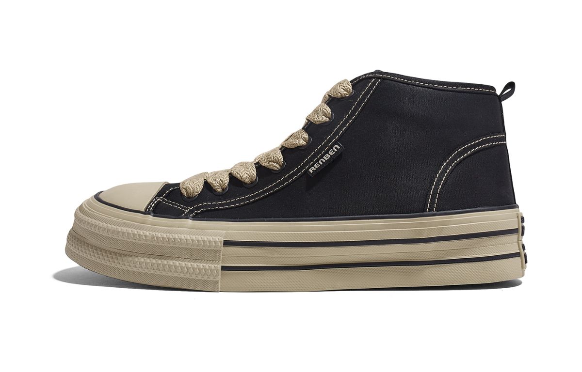 Термостойкие противоскользящие и износостойкие высокие кроссовки для скейтбординга мужские RENBEN, черный коричневый
Термостойкие противоскользящие и износостойкие высокие кроссовки для скейтбординга мужские RENBEN, черный коричневый