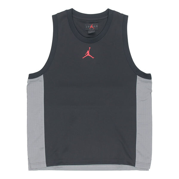Майки dri fit air statement splicing quick dry баскетбольный спортивный жилет мужской Air Jordan, черный 
Майки dri fit air statement splicing quick dry баскетбольный спортивный жилет мужской Air Jordan, черный