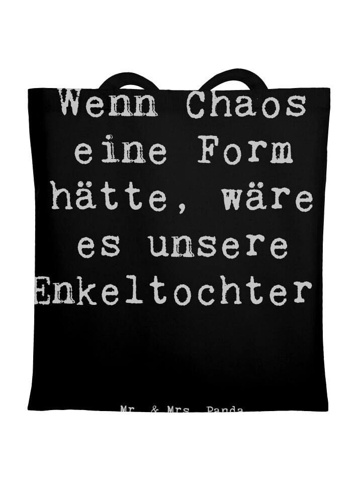 Сумка для переноски Mr & Mrs Panda Enkeltochter Chaos, черный
Сумка для переноски Mr & Mrs Panda Enkeltochter Chaos, черный