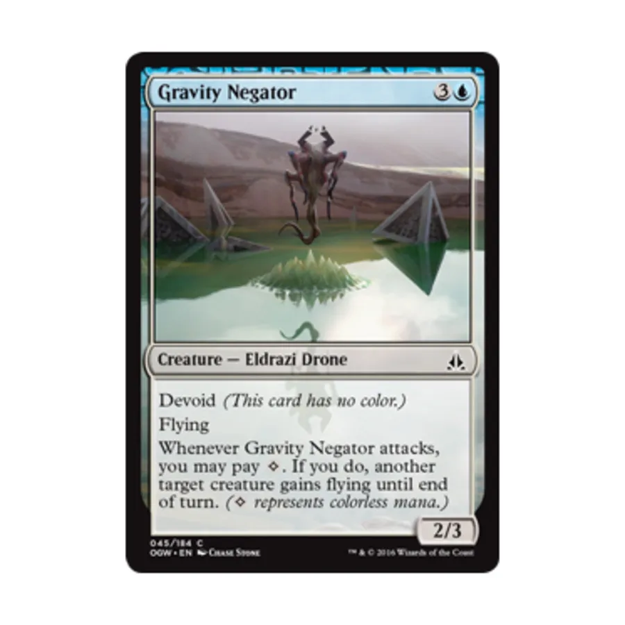 CCG Отрицатель гравитации (C) (фольга), MTG - Oath of the Gatewatch
CCG Отрицатель гравитации (C) (фольга), MTG - Oath of the Gatewatch