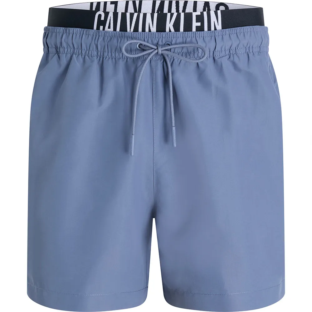 Шорты для плавания Calvin Klein Jeans Medium Double Wb, синий 
Шорты для плавания Calvin Klein Jeans Medium Double Wb, синий