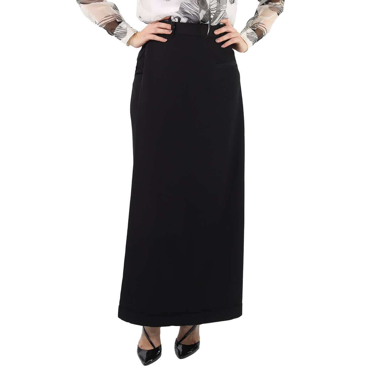 Брюки Burberry Black Skirt Panel Wool Wide Leg
Брюки Burberry Black Skirt Panel Wool Wide Leg
