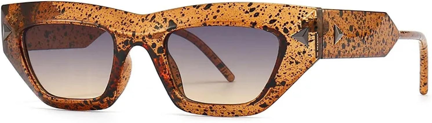 Солнцезащитные очки «кошачий глаз» для женщин и мужчин, модные винтажные очки в стиле стимпанк, роскошные, с заклепками, защита от ультрафиолета UV400 TYUVIVO, Orange Gray
Солнцезащитные очки «кошачий глаз» для женщин и мужчин, модные винтажные очки в стиле стимпанк, роскошные, с заклепками, защита от ультрафиолета UV400 TYUVIVO, Orange Gray