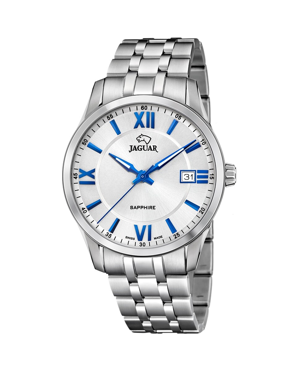 Мужские часы J964/1 Acamar из стали с синими деталями Jaguar, серебро
Мужские часы J964/1 Acamar из стали с синими деталями Jaguar, серебро