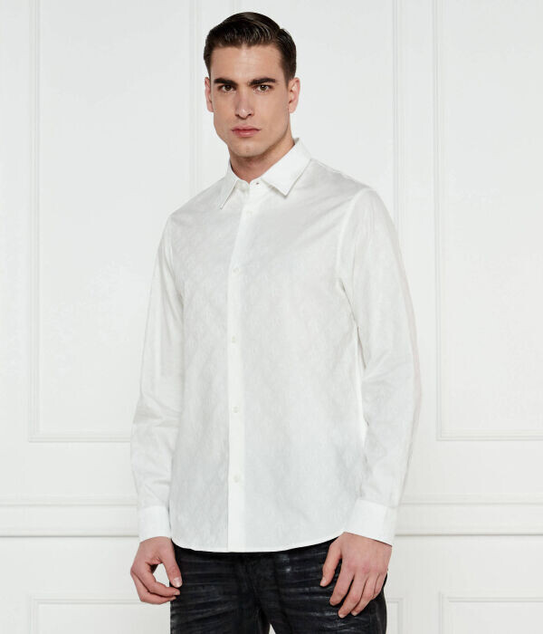 Рубашка мужская Armani Exchange хлопковая классическая, белый
Рубашка мужская Armani Exchange хлопковая классическая, белый