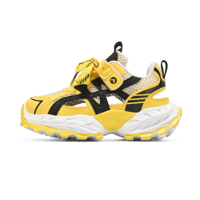 Нескользящие, легкие, амортизирующие, низкие повседневные кроссовки для детей TROADLOP, желтый 
Нескользящие, легкие, амортизирующие, низкие повседневные кроссовки для детей TROADLOP, желтый