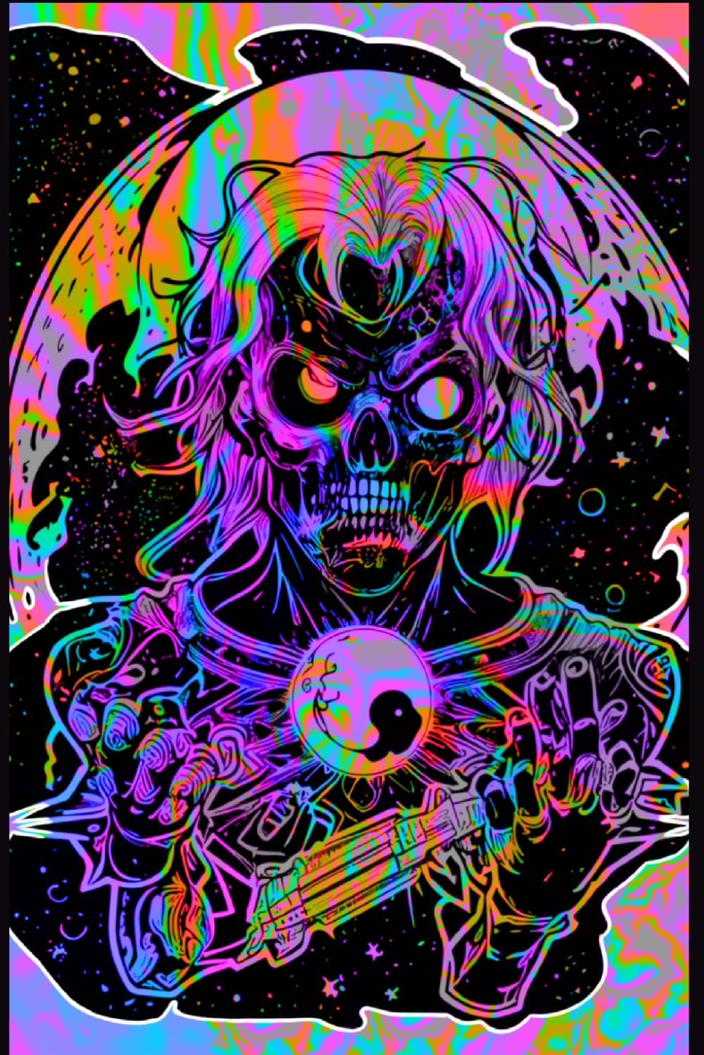 Neon Zombie Journal 6"x9" dimensions: 120 Lined Pages (Independently published)
Neon Zombie Journal 6"x9" dimensions: 120 Lined Pages (Independently published)