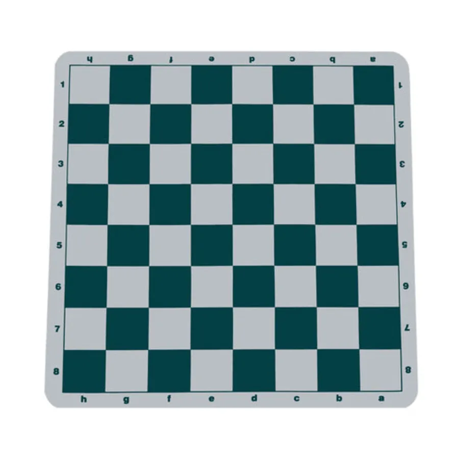 Зеленый силиконовый турнирный шахматный коврик — 2 квадрата 1/4 дюйма, Game Accessories (Wood Expressions)
Зеленый силиконовый турнирный шахматный коврик — 2 квадрата 1/4 дюйма, Game Accessories (Wood Expressions)