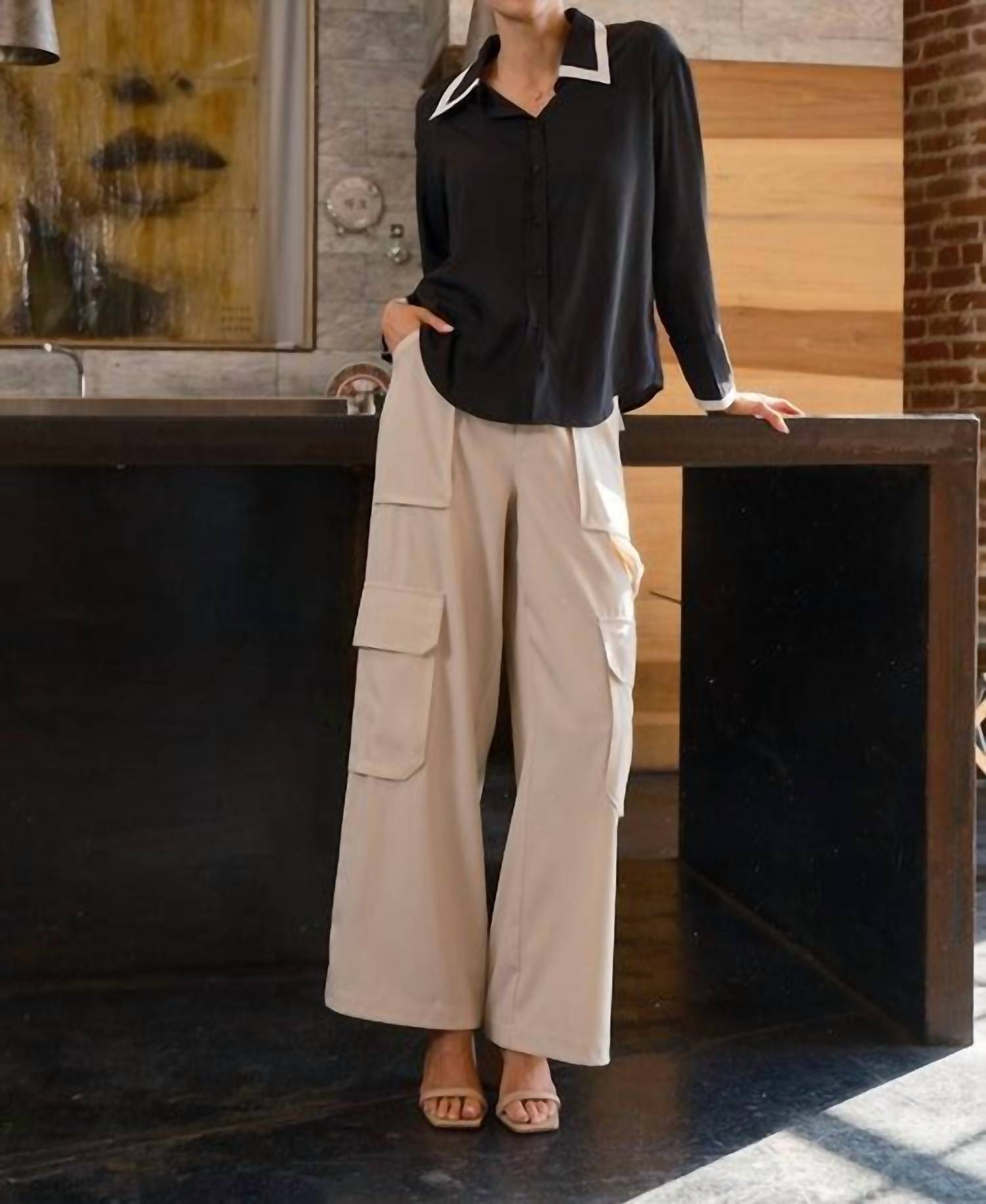 Брюки женские Aaron & Amber, цвет ecru
Брюки женские Aaron & Amber, цвет ecru