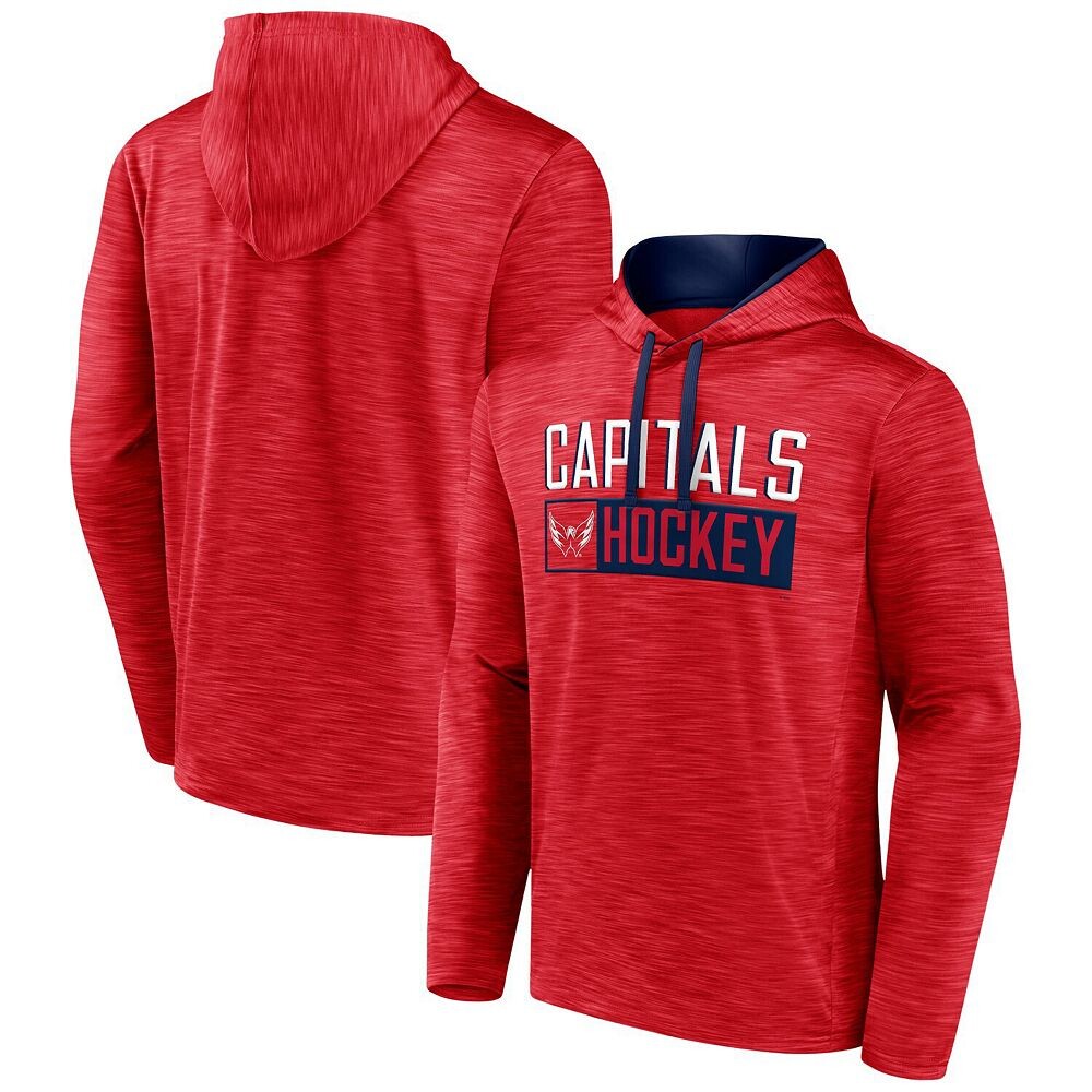 Мужской пуловер с капюшоном Fanatics Heather Red Washington Capitals с капюшоном для бритья, цвет Cap Red
Мужской пуловер с капюшоном Fanatics Heather Red Washington Capitals с капюшоном для бритья, цвет Cap Red