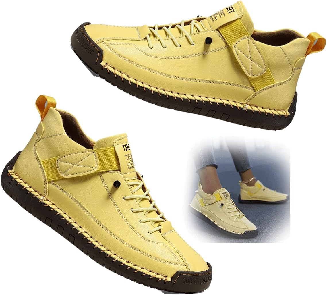 Мужские лоферы без застежек для прогулок, дышащие и износостойкие для активного отдыха весной и осенью Generic, желтый
Мужские лоферы без застежек для прогулок, дышащие и износостойкие для активного отдыха весной и осенью Generic, желтый