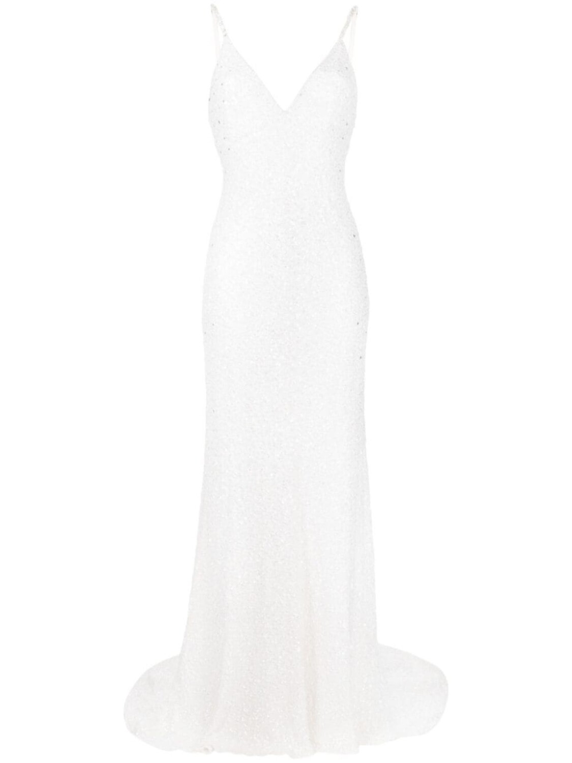 Jenny Packham вечернее платье Nora с пайетками, белый
Jenny Packham вечернее платье Nora с пайетками, белый