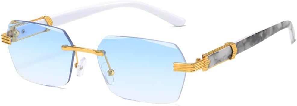 Солнцезащитные очки UV400 для мужчин и женщин | Безободковые линзы с градиентным покрытием, маленькая оправа | Для вождения и занятий спортом на открытом воздухе generic, C9 Blue
Солнцезащитные очки UV400 для мужчин и женщин | Безободковые линзы с градиентным покрытием, маленькая оправа | Для вождения и занятий спортом на открытом воздухе generic, C9 Blue